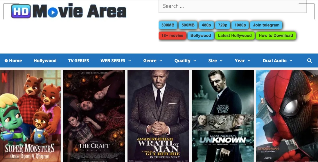 Hdmoviearea Illegal Full HD Latest Movies Download Website 2021