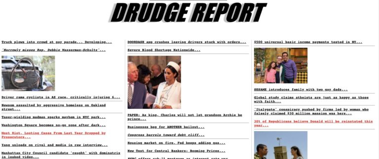 The Drudge Report: Some Facts & Figures About Drudge Report 2021