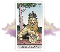 Lucy's Tarot Card Reading Includes King of Coins