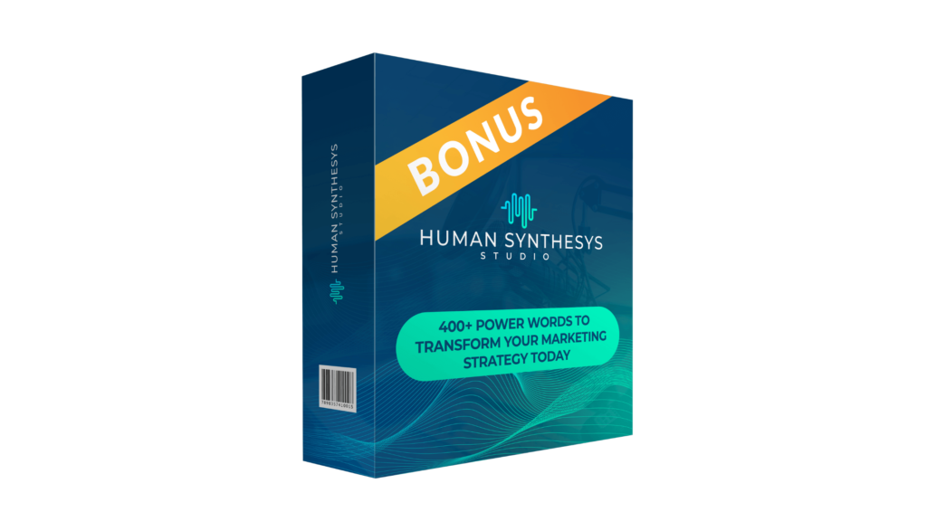 Human Synthesis Studio Bonus5