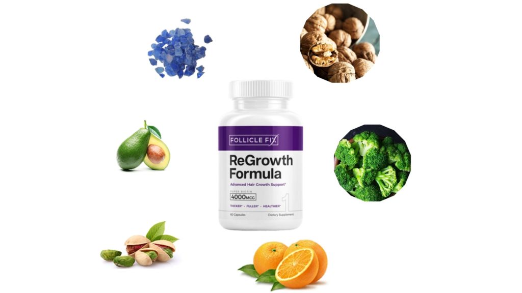  Ingredients Follicle Fix hair re-growth