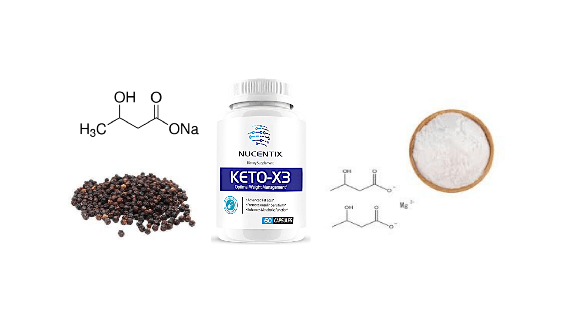 Nucentix Keto-X3 Ingredients