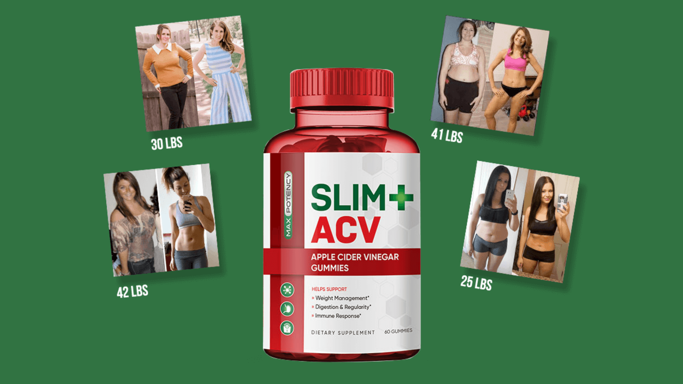 Slim+ACV Gummies UK Results
