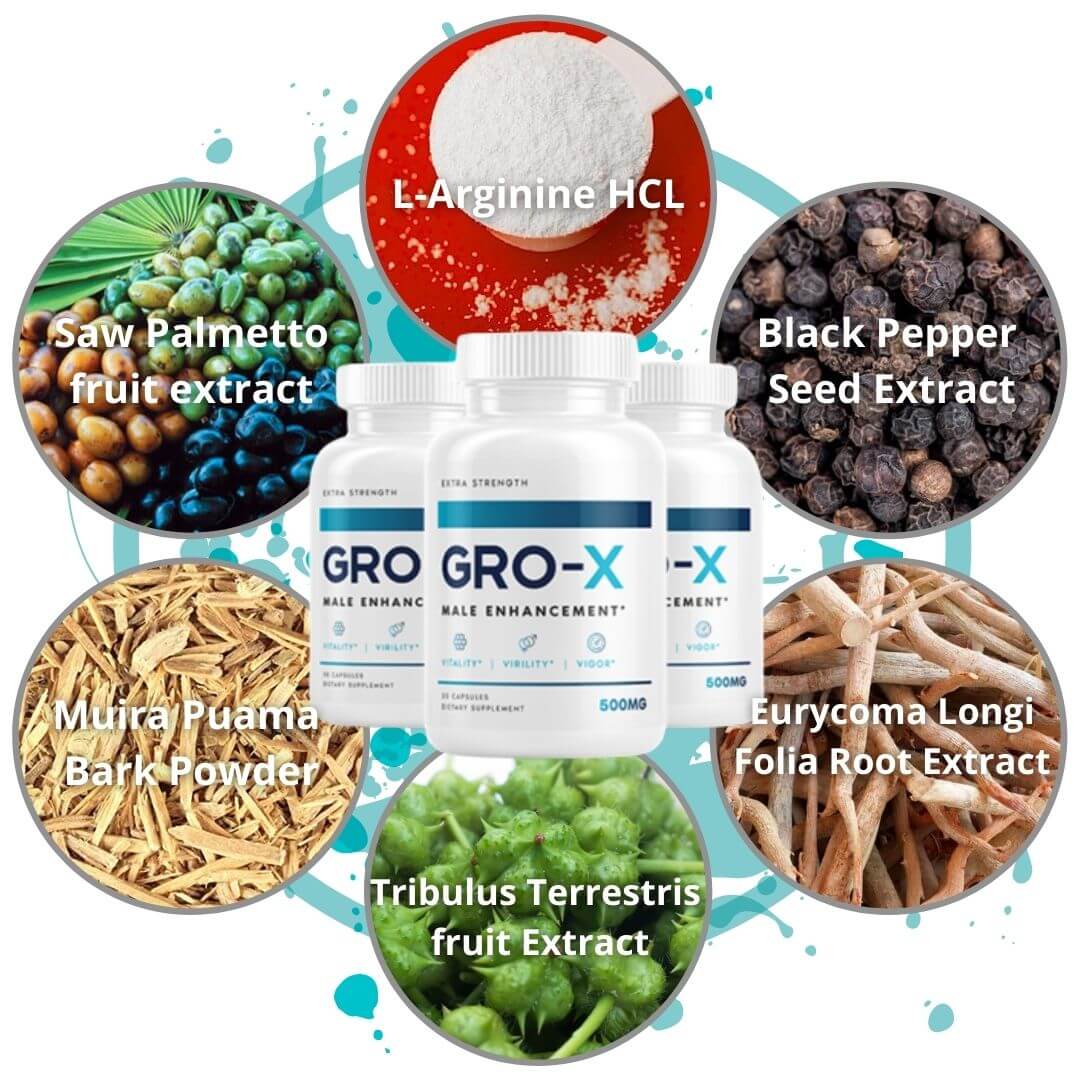 Gro-X Male Enhancement ingredients