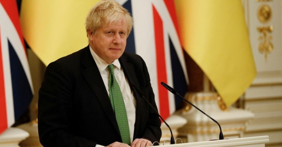 UK Prime Minister Boris Johnson Arrive In Ukraine Says There Is Clear And Present Danger
