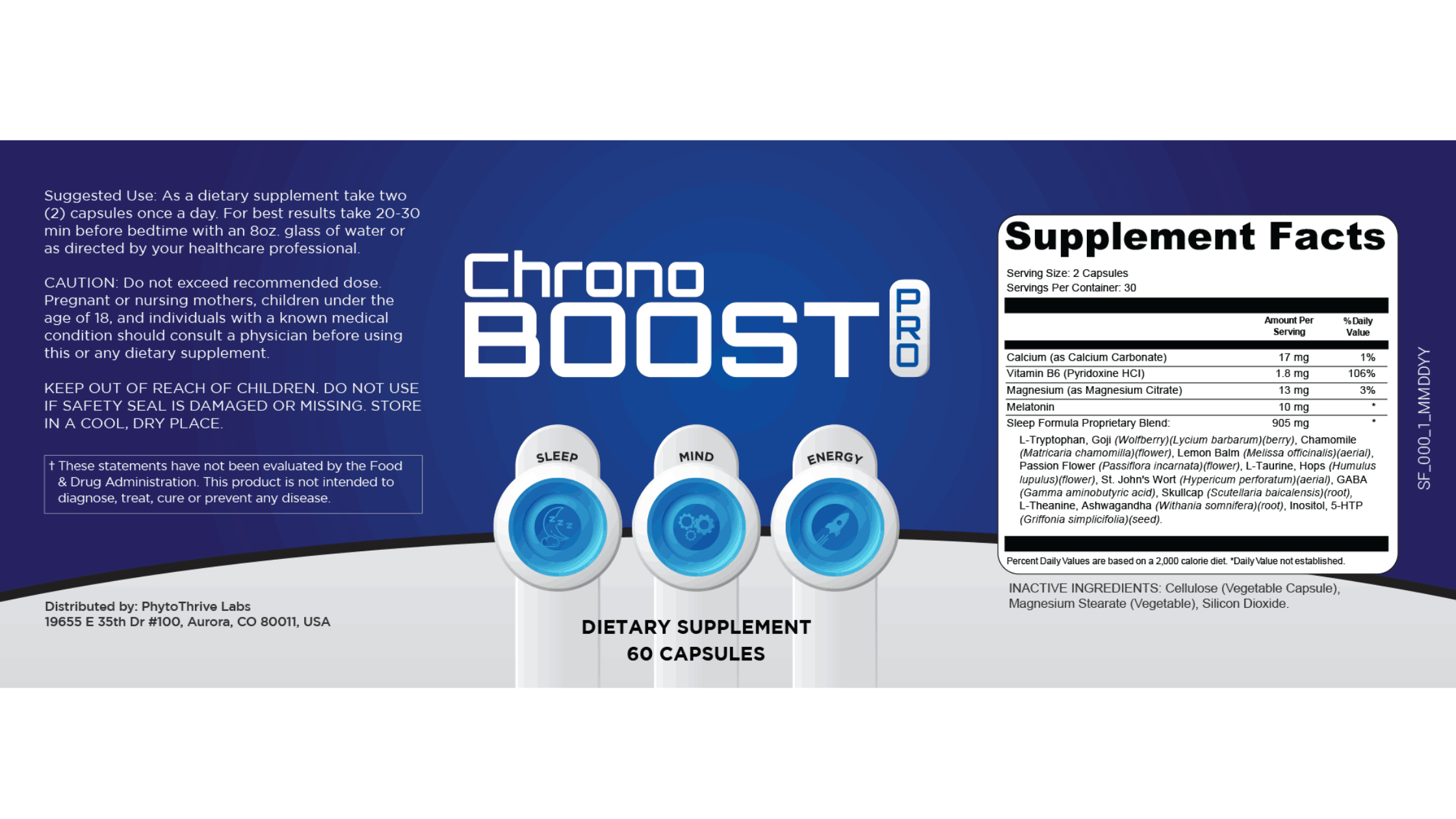 ChronoBoost Pro Dosage