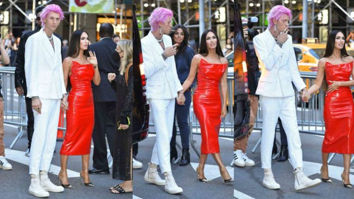 Meghan Fox Along With Machine Gun Kelly Put The Red Carpet To Flames!!