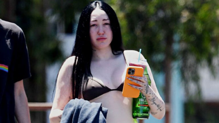 Noah Cyrus Shines In Tiny String Bikini Top On Walk With Boyfriend In LA