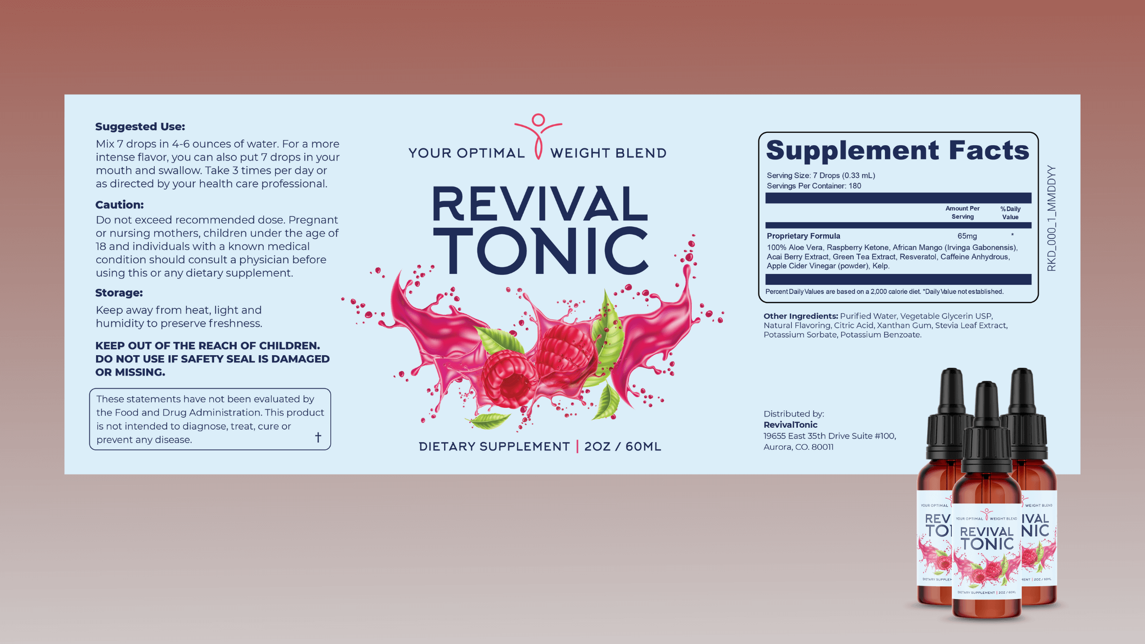 Revival Tonic Dosage