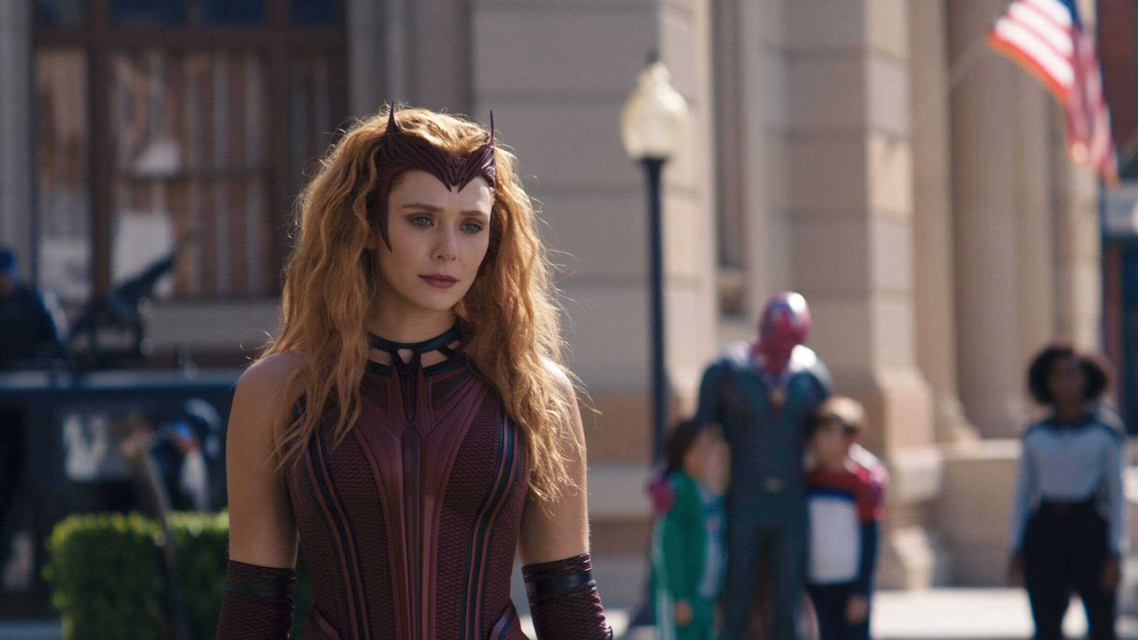 A Few Sneaky Easter Eggs In Elizabeth Olsen's Scarlet Witch Costume