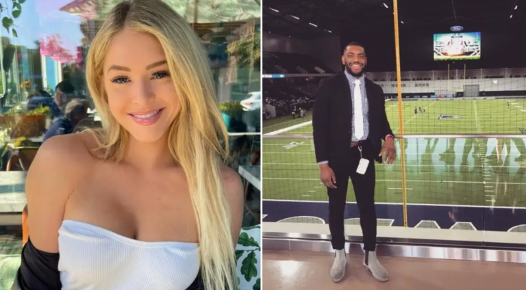 Christian Obumseli with Courtney Clenney