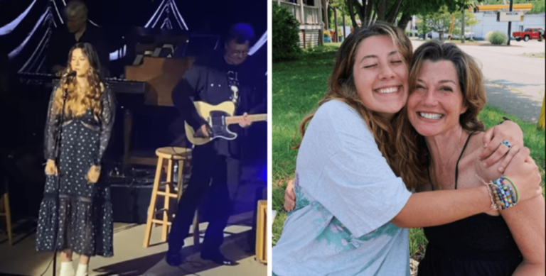 Corrina performed along with her father Vincent Gill remembering mother Amy Grant