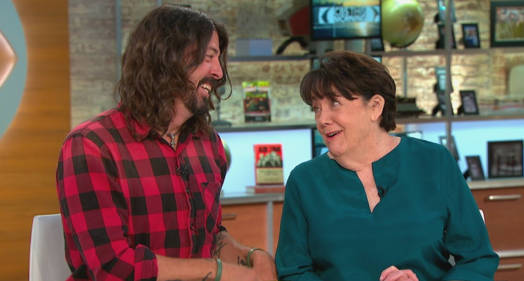 Dave Grohl and his mother Virginia Grohl