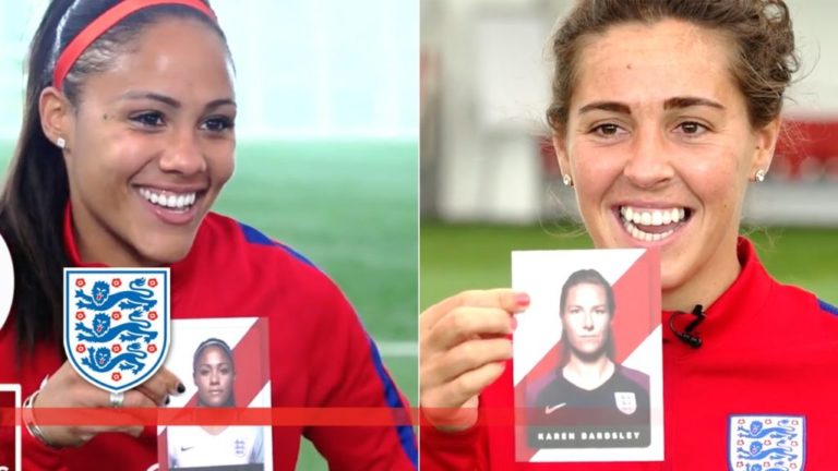 Fara Williams and Amy Kane