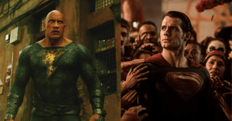 Henry Cavill Dwayne Johnson Black Adam Superman