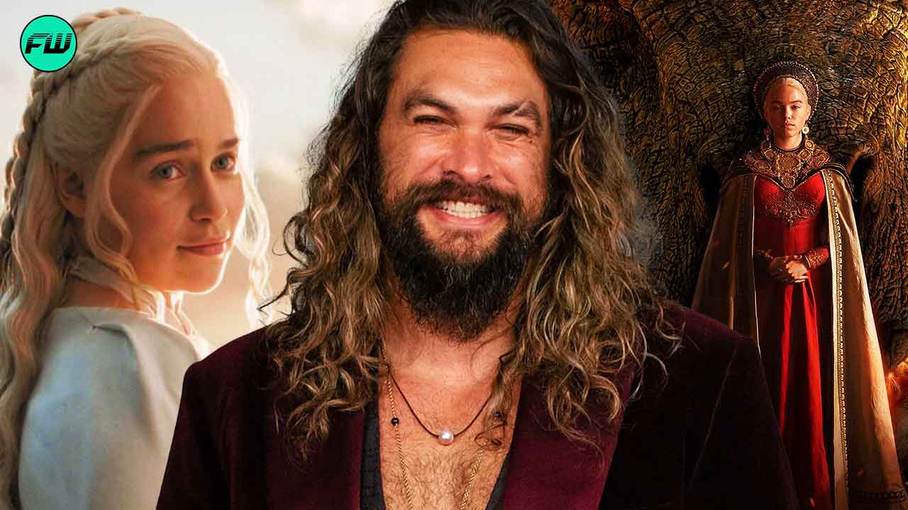 'Obviously I'm very close to the dragon side': Jason Momoa is 'Dying To See' House of the Dragon as his Game of Thrones co-star Emilia Clarke drops out of the franchise