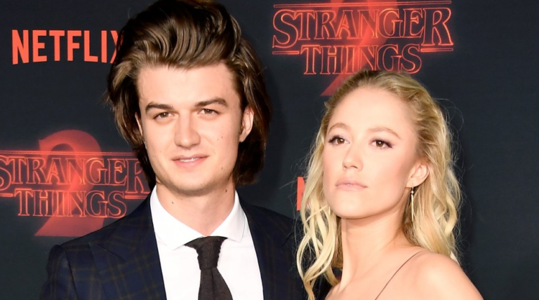 Joe Keery and his girlfriend Maika Monroe