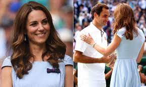 Kate Middleton and Roger Federer