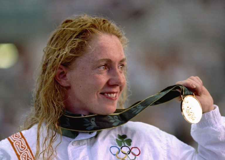 Michelle Smith de Bruin, an Irish lawyer and retired Olympic swimmerMichelle Smith de Bruin, an Irish lawyer and retired Olympic swimmer