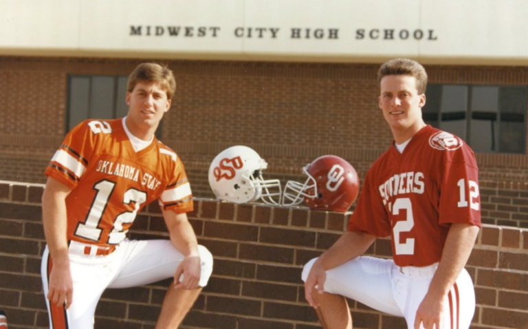 Mike and Cale Gundy