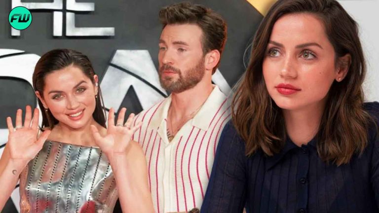 Ana De Armas and Chris Evans