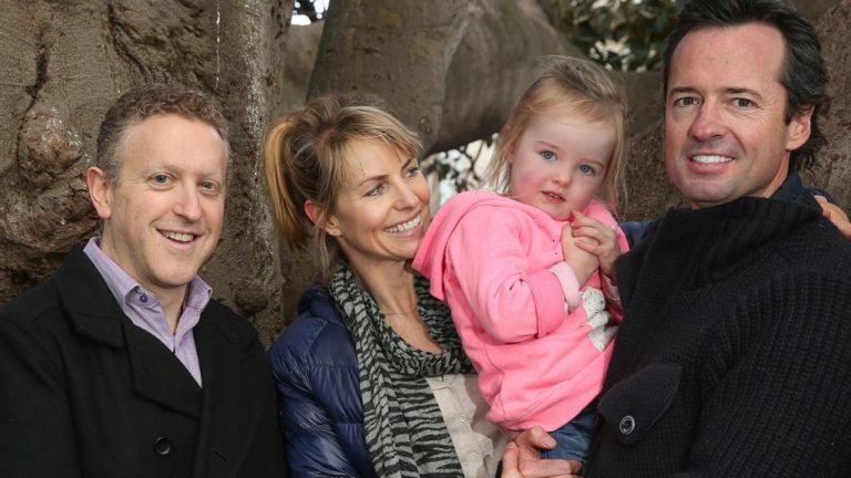 Hamish Mclachlan With Wife And Daughter Milla