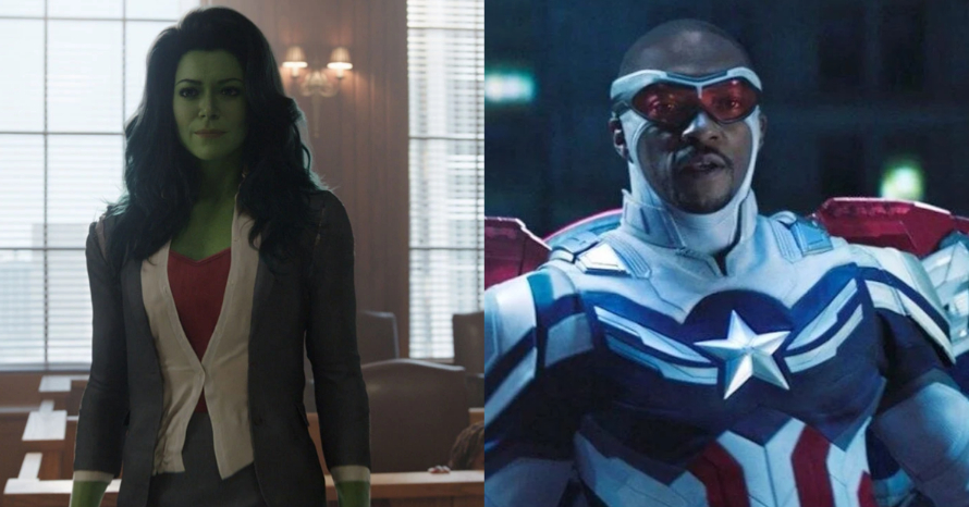 She-Hulk Captain America Sam Wilson Anthony Mackie Tatiana Maslany Marvel MCU Disney Plus