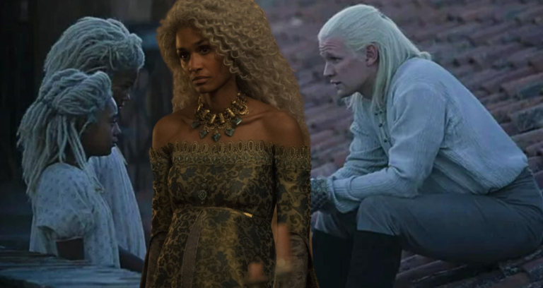 Daemon Targaryen and Laena Velaryon in House of the Dragon