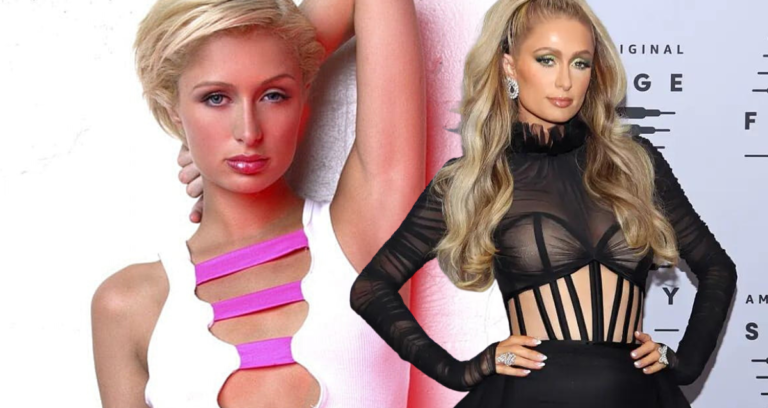 Paris Hilton looks sizzling at Milan Fashion Week