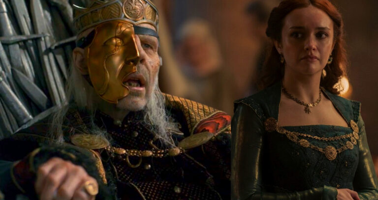 King Viserys talks to Rhaenyra about Aegon