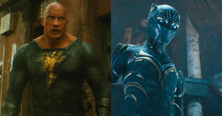 Dwayne Johnson Black Adam Marvel Black Panther Wakanda Forever