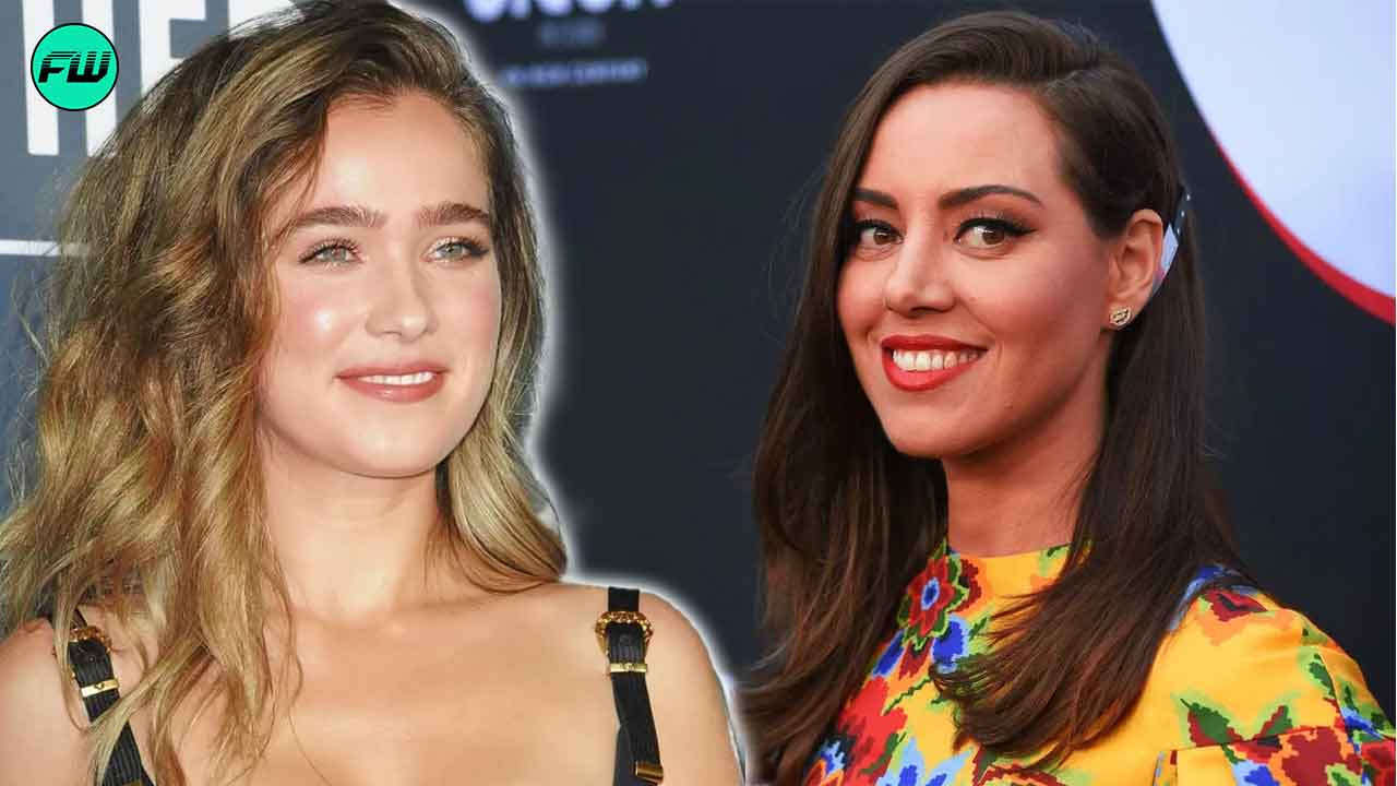 Aubrey Plaza says that Haley Lu Richardson befriend her friends to get closer to her.